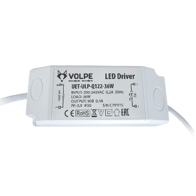 Драйвер светодиодный к светильнику ulp-q122-36w (код 415556) volpe ul-00000438