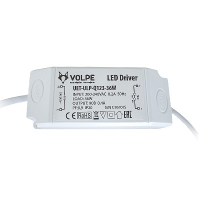 Драйвер светодиодный к светильнику ulp-q123-36w (код 415557) volpe ul-00000439