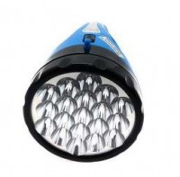 Фонарь аккумуляторный LED3818SM LED + 12SMD 3Вт 2 режима аккум. SLA 220В син. Ultraflash 12104 / 12889