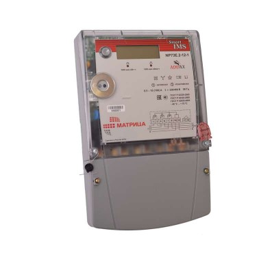 Счетчик np 73e.2-12-1 3ф 5-100а 220в 1.0/1.0 класс точн. многотариф. plc оптич. порт универс. креп. жки с подсветкой моск.вр. 00-0001473203