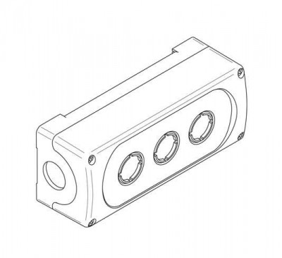 Корпус кнопочного поста MEP3-0 на 3 эл. ABB 1SFA611813R1000