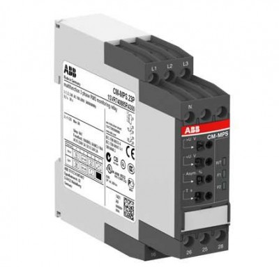 Реле контроля напряжения CM-MPS.23S 380В/180-280B AC (0-30с) 2ПК ABB 1SVR730885R4300