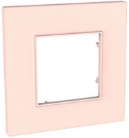 Рамка 1-м Unica Quadro роз./жемчуж. SchE MGU4.702.37
