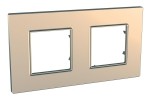 Рамка 2-м Unica quadro медь SchE MGU6.704.56