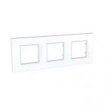 Рамка 3-м Unica quadro бел. SchE MGU2.706.18