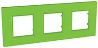 Рамка 3-м Unica quadro киви SchE MGU4.706.28
