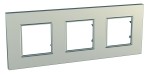 Рамка 3-м Unica quadro титан SchE MGU6.706.57