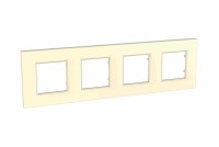 Рамка 4-м Unica quadro беж. SchE MGU2.708.25