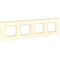 Рамка 4-м Unica quadro беж. SchE MGU2.708.25