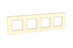 Рамка 4-м Unica quadro беж. SchE MGU2.708.25