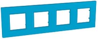 Рамка 4-м Unica quadro голубика SchE MGU4.708.26