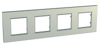 Рамка 4-м Unica quadro титан SchE MGU6.708.57