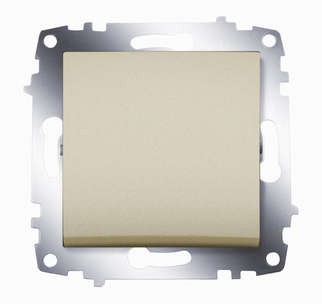 Механизм выключателя 1-кл. сп cosmo 10а ip20 титаниум abb 619-011400-200