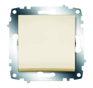 Механизм выключателя 1-кл. сп cosmo 10а ip20 крем. abb 619-010300-200