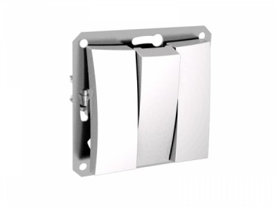 Выключатель 3-кл. СП Дуэт 10А IP20 механизм бел. SchE WDE000131