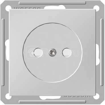 Розетка 1-м СП W59 16А IP20 без заземл. защ. шторки механизм бук SchE RS16-151-8-86