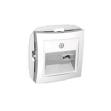 Розетка компьютерная СП Дуэт RJ45 кат.5E механизм бел. SchE WDE000183