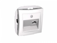 Розетка компьютерная СП Дуэт RJ45 кат.5E механизм бел. SchE WDE000183