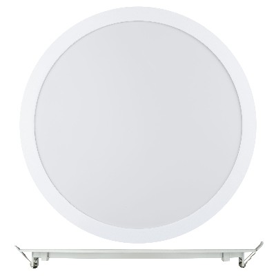 Светильник светодиодный ulp-q202 r300-25w/nw white (даунлайт) volpe ul-00001023