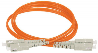 Патч-корд оптический коммутационный соединительный для многомодового кабеля (MM); 50/125 (OM2); SC/UPC-SC/UPC; двойного исполнения (Duplex); LSZH (дл.1м) ITK FPC50-SCU-SCU-C2L-1M