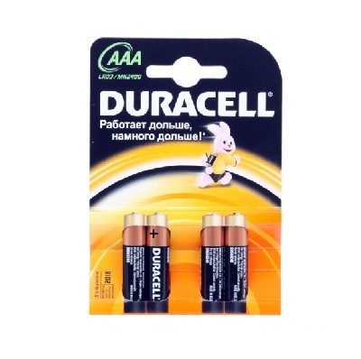 Элемент питания lr03-4bl basic 3+1 бесплатно new (блист.4шт) duracell б0016825