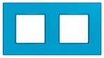 Рамка 2-м Unica quadro голубика SchE MGU4.704.26