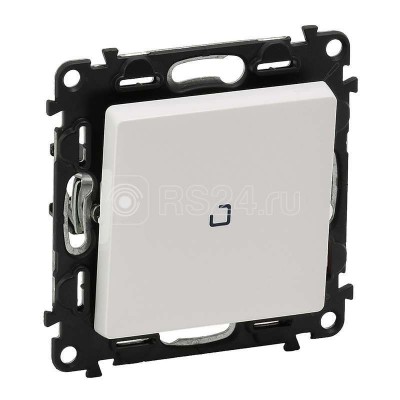 Механизм переключателя промежуточного 1-кл. СП Valena Life 10А IP20 250В 10AX с подсветкой с лиц. панелью винт. зажимы бел. Leg 752448