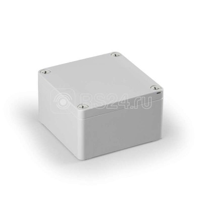 Корпус пластиковый Cubo S 100х100х60мм поликарбонат от -40 до +80град.C глух. стенка IP66/67 сер. ENSTO SPCP101006G