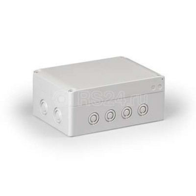 Корпус пластиковый Cubo S 125х175х75мм поликарбонат от -40 до +80град.C пробив. отверст. IP66/67 сер. ENSTO SPCM131808G