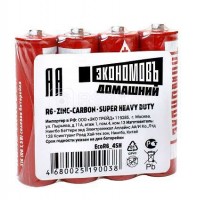 Элемент питания солевой r6 (уп.4шт) в шринке экономовъ ecor6_4sh