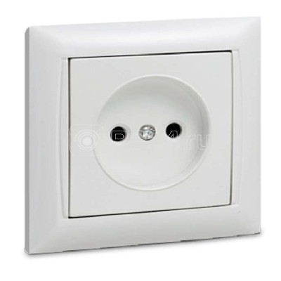 Розетка 1-м СП Valenzo 6022 16А IP20 бел. ASD / IN HOME 4690612006345