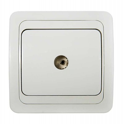 Розетка TV СП Classico 2027 16А IP20 бел. ASD / IN HOME 4690612000411