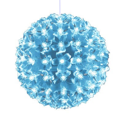 Гирлянда светодиодная «шар с цветами сакуры» uld-h2121-200/dta white ip20 sakura ball с контроллером 200led d21см бел. uniel 09572