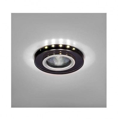 Светильник bohemia LED 51 6 71 декор. гладк. стекло со светодиод. подсвет. mr 16 черн. италмак it8700