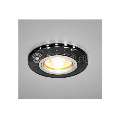 Светильник bohemia LED 51 7 71 декор. огран. стекло со светодиод. подсвет. mr 16 черн. италмак it8703