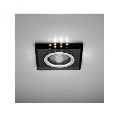 Светильник bohemia LED 51 8 71 декор. тонк. стекло со светодиод. подсвет. mr 16 черн. италмак it8706