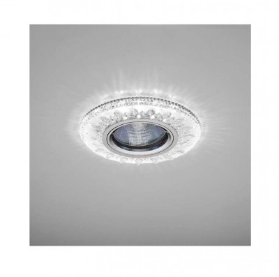 Светильник emilia LED 51 2 70 декор. огран. полимер. со светодиод. подсвет. mr 16 прозр. италмак it8678