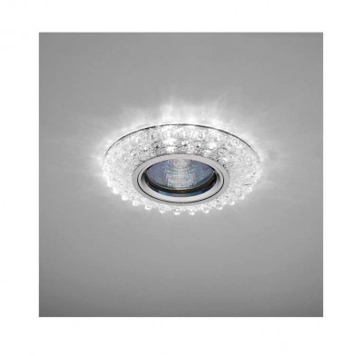 Светильник emilia LED 51 5 70 декор. огран. полимер. со светодиод. подсвет. mr 16 прозр. италмак it8681
