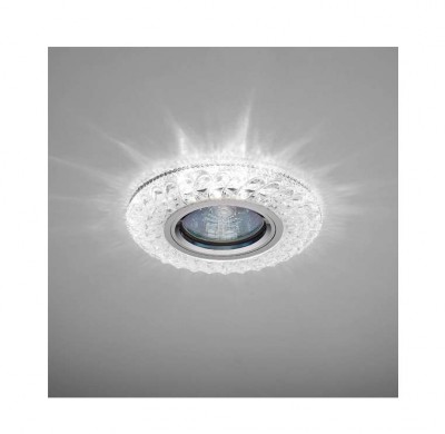 Светильник emilia LED 51 6 70 декор. огран. полимер. со светодиод. подсвет. mr 16 прозр. италмак it8682