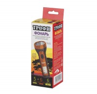 Фонарь аккумуляторный ручной TA15 5LED + 6SMD 2в1 аккум. 4В 1А.ч евровилка (картон. упак.) Трофи Б0016863