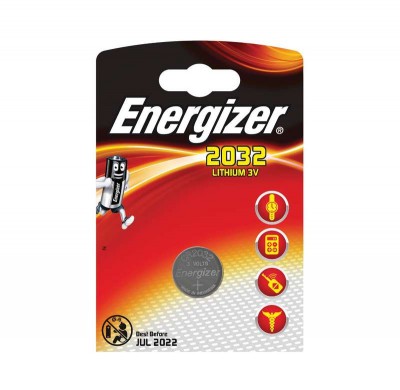 Элемент питания литиевый CR2032-1BL (10/140/13440) (блист.1шт) Energizer Б0031452