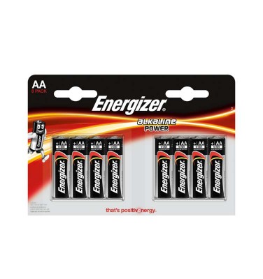 Элемент питания алкалиновый lr6-8bl power (8/96/18432) (блист.8шт) energizer б0027875