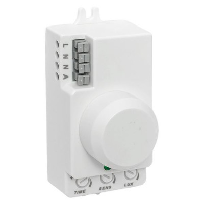 Датчик движения микроволновый MW-700 1200Вт 360град. до 10м IP20 бел. PROxima EKF dd-mw-700