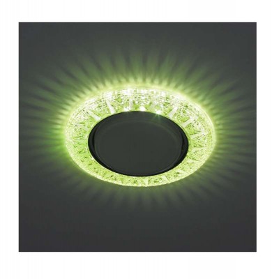 Светильник dk ld22 yl/wh декор cо светодиодной подсветкой gx53 жел. эра б0029626