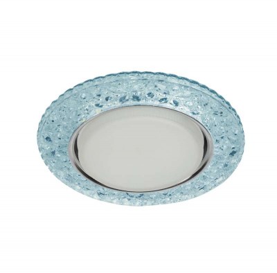 Светильник dk ld25 bl/wh декор cо светодиодной подсветкой gx53 голуб. эра б0029637