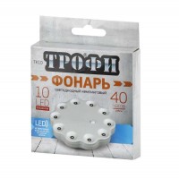 Фонарь TK10-BL кемпинг 10хLED 3хAAA блист. Трофи Б0016868