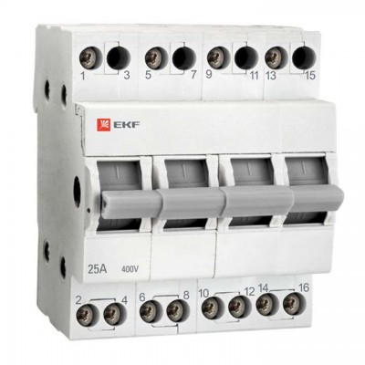 Переключатель трехпозиционный 4п 16А Basic EKF tps-4-16