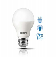 Лампа светодиодная ess ledbulb 7вт 6500к e27 230в a60 rca грушевидная philips 929001378787 / 871869673749100