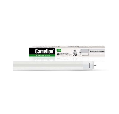 Лампа светодиодная led18-t8-120/845/g13 18вт 220в 25-pack camelion 13259