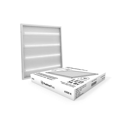 Панель осветительная positive plus LED 36вт 230в 6500к 2800лм 595х595х19мм бел. экономка pp0301-0002